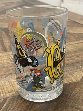 vintage McDonald's Walt Disney World "100 Years of Magic" collector's glass